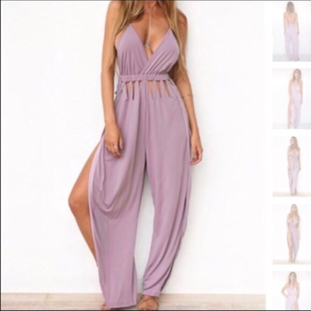 Sabo Skirt Lilac Cut Out Jumpsuit